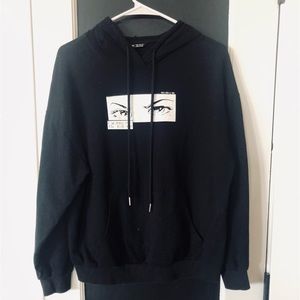 Black hoodie sweatshirt